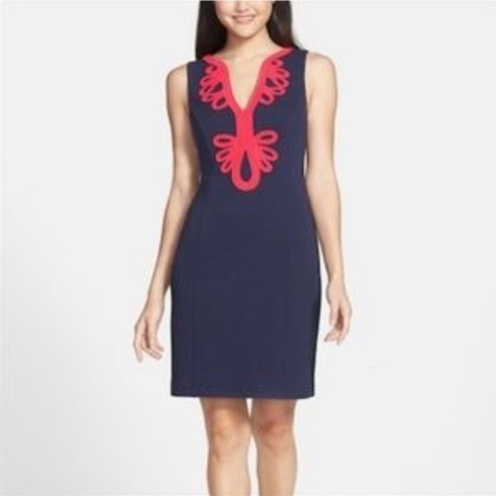 Lilly Pulitzer Janice Knit Stretch Shift Dress Size XS